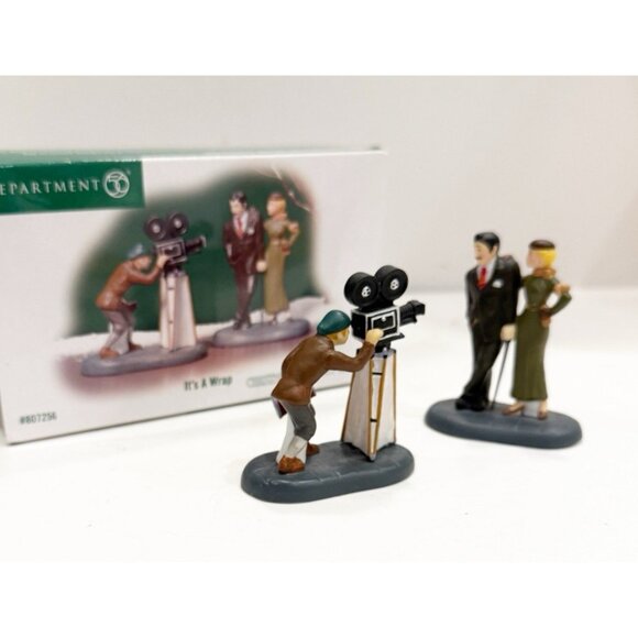 Department 56 Other - Departmentt 56 Accessory "It's A Wrap" 807256 w/Box Couple Cameraman Movie Xmas
